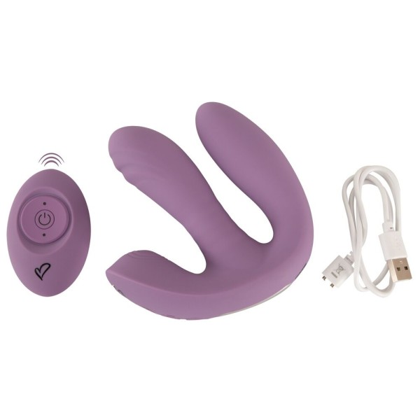 Фиолетовый тройной вибратор MIREVA RC Triple Hands-Free Vibrator Фиолетовый тройной вибратор MIREVA RC Triple Hands-Free Vibrator