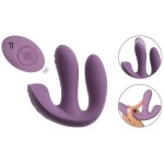 Фиолетовый тройной вибратор MIREVA RC Triple Hands-Free Vibrator Фиолетовый тройной вибратор MIREVA RC Triple Hands-Free Vibrator