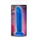 Синий анальный фаллоимитатор Sweet N Small 6 Inch Dildo With Suction Cup - 16,5 см. Синий анальный фаллоимитатор Sweet N Small 6 Inch Dildo With Suction Cup - 16,5 см.