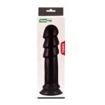 Черный анальный фаллоимитатор 11.25 King Sized Anal Ripples - 28 см.