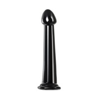 Черный фаллоимитатор Jelly Dildo M - 18 см. Черный фаллоимитатор Jelly Dildo M - 18 см.