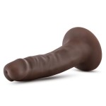 Коричневый фаллоимитатор-реалистик 5 Inch Posable Dildo - 13,9 см.