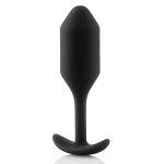 Чёрная пробка для ношения B-vibe Snug Plug 2 - 11,4 см.