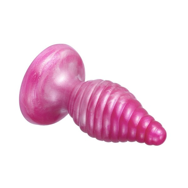 Розовая анальная втулка SILEXD Fantasy Cherry - 9,2 см.