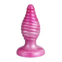 Розовая анальная втулка SILEXD Fantasy Cherry - 9,2 см.