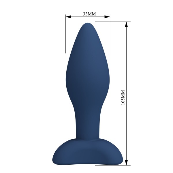 Синяя анальная пробка Bulb Plug - 10,5 см. Синяя анальная пробка Bulb Plug - 10,5 см.