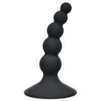 Чёрная анальная пробка Ribbed Plug Black - 10,5 см. Чёрная анальная пробка Ribbed Plug Black - 10,5 см.