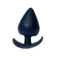 Черная анальная втулка Bubble - 9,5 см.