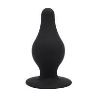 Черный анальный стимулятор DUAL DENSITY PLEASURE PLUG M - 9,3 см. Черный анальный стимулятор DUAL DENSITY PLEASURE PLUG M - 9,3 см.