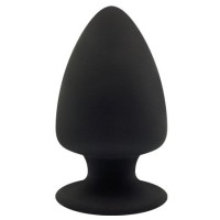 Черная анальная пробка PREMIUM SILICONE PLUG S - 9 см. Черная анальная пробка PREMIUM SILICONE PLUG S - 9 см.