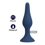 Синяя анальная пробка Slim Anal Plug L - 12,4 см. Синяя анальная пробка Slim Anal Plug L - 12,4 см.