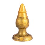 Золотистая анальная втулка SILEXD Fantasy Goldy - 9,2 см.