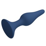 Синяя анальная пробка Slim Anal Plug L - 12,4 см. Синяя анальная пробка Slim Anal Plug L - 12,4 см.