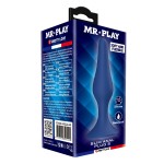 Синяя анальная пробка Slim Anal Plug S - 10,3 см. Синяя анальная пробка Slim Anal Plug S - 10,3 см.