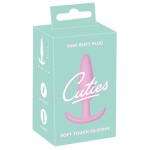 Розовая анальная втулка Mini Butt Plug - 8,4 см.