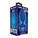 Синяя анальная пробка с кольцом Butt Plug with Loop M - 13,4 см. Синяя анальная пробка с кольцом Butt Plug with Loop M - 13,4 см.