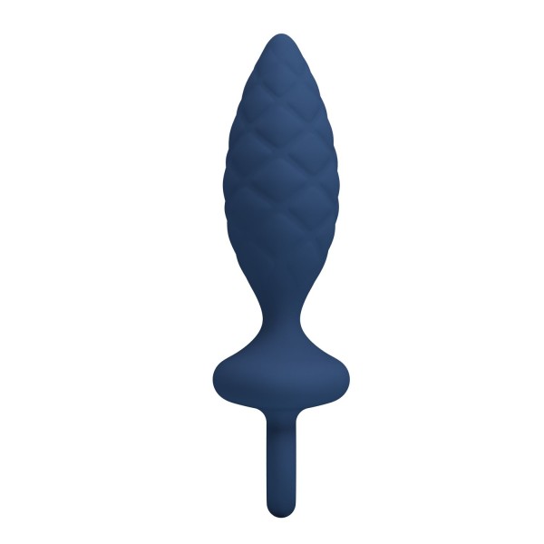Синяя анальная пробка с кольцом Butt Plug with Loop M - 13,4 см. Синяя анальная пробка с кольцом Butt Plug with Loop M - 13,4 см.