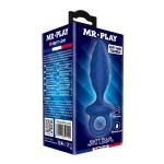 Синяя анальная пробка с кольцом Butt Plug with Loop S - 11,5 см. Синяя анальная пробка с кольцом Butt Plug with Loop S - 11,5 см.