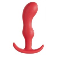 Красный плаг изогнутой формы - 12 см.