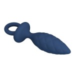 Синяя анальная пробка с кольцом Butt Plug with Loop S - 11,5 см. Синяя анальная пробка с кольцом Butt Plug with Loop S - 11,5 см.