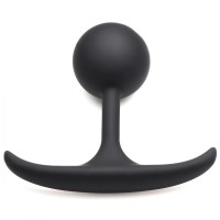 Черная анальная пробка с утяжелением Premium Silicone 3.9 Weighted Round Plug - 9,9 см. Черная анальная пробка с утяжелением Premium Silicone 3.9 Weighted Round Plug - 9,9 см.