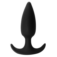 Чёрная анальная пробка Delight - 10,5 см. Чёрная анальная пробка Delight - 10,5 см.