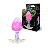 Розоватая анальная пробка со спиралевидным рельефом - 9 см. Розоватая анальная пробка со спиралевидным рельефом - 9 см.