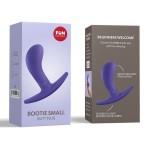Фиолетовая анальная пробка Bootie S - 7,5 см.