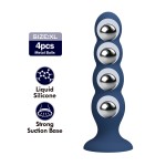Синий анальный стимулятор со смещенным центром тяжести Silicone Anal Plug XL - 16,5 см. Синий анальный стимулятор со смещенным центром тяжести Silicone Anal Plug XL - 16,5 см.