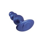 Синяя анальная елочка 5 Inch Silicone Anal Plug - 14 см.