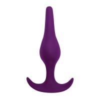 Фиолетовая анальная пробка Smooth - 12,5 см. Фиолетовая анальная пробка Smooth - 12,5 см.
