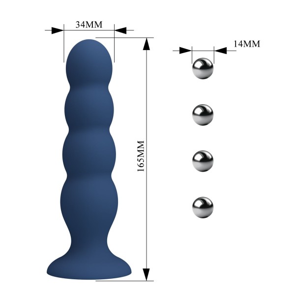 Синий анальный стимулятор со смещенным центром тяжести Silicone Anal Plug XL - 16,5 см. Синий анальный стимулятор со смещенным центром тяжести Silicone Anal Plug XL - 16,5 см.