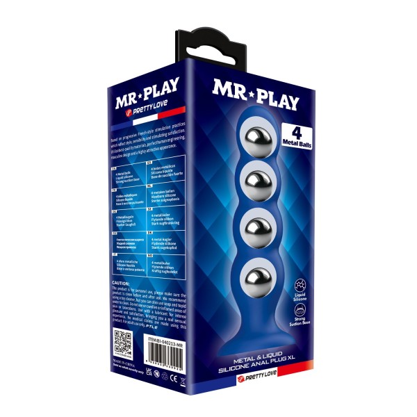 Синий анальный стимулятор со смещенным центром тяжести Silicone Anal Plug XL - 16,5 см. Синий анальный стимулятор со смещенным центром тяжести Silicone Anal Plug XL - 16,5 см.