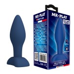 Синяя анальная пробка Bulb Plug S - 9 см. Синяя анальная пробка Bulb Plug S - 9 см.