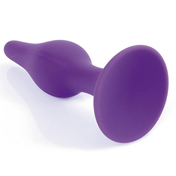 Фиолетовая анальная втулка Silcone Purple Plug Medium - 11 см. Фиолетовая анальная втулка Silcone Purple Plug Medium - 11 см.