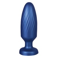 Синяя анальная пробка 4 Inch Silicone Anal Plug - 12 см.