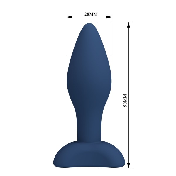 Синяя анальная пробка Bulb Plug S - 9 см. Синяя анальная пробка Bulb Plug S - 9 см.