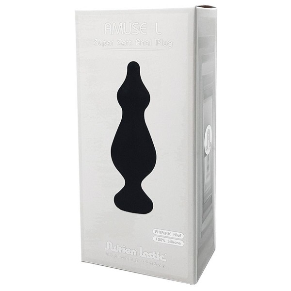 Черная анальная втулка Amuse L - 13,8 см. Черная анальная втулка Amuse L - 13,8 см.