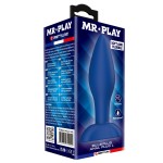 Синяя анальная пробка Bulb Plug - 12,1 см. Синяя анальная пробка Bulb Plug - 12,1 см.