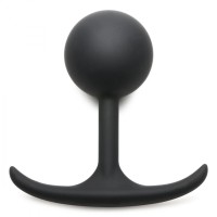 Черная анальная пробка с утяжелением Premium Silicone 4.4 Weighted Round Plug - 10,9 см. Черная анальная пробка с утяжелением Premium Silicone 4.4 Weighted Round Plug - 10,9 см.