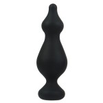 Черная анальная втулка Amuse L - 13,8 см.