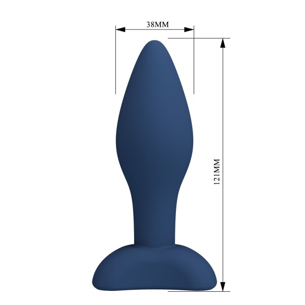 Синяя анальная пробка Bulb Plug - 12,1 см. Синяя анальная пробка Bulb Plug - 12,1 см.