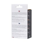 Черная силиконовая анальная пробка с ограничителем - 11,5 см.
