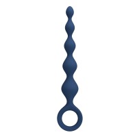 Синяя анальная ёлочка с кольцом 5 Beads Anal Bead - 20,4 см. Синяя анальная ёлочка с кольцом 5 Beads Anal Bead - 20,4 см.