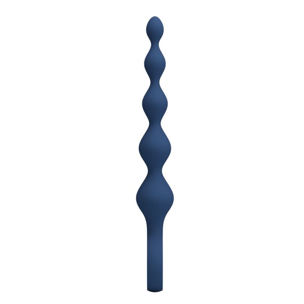 Синяя анальная ёлочка с кольцом 5 Beads Anal Bead - 20,4 см. Синяя анальная ёлочка с кольцом 5 Beads Anal Bead - 20,4 см.