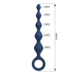 Синяя анальная ёлочка с кольцом 5 Beads Anal Bead - 20,4 см. Синяя анальная ёлочка с кольцом 5 Beads Anal Bead - 20,4 см.