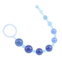 Голубая анальная цепочка Sassy Anal Beads - 26,7 см. Голубая анальная цепочка Sassy Anal Beads - 26,7 см.