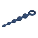 Синяя анальная ёлочка с кольцом 5 Beads Anal Bead - 20,4 см. Синяя анальная ёлочка с кольцом 5 Beads Anal Bead - 20,4 см.