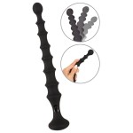 Черная анальная ёлочка Magic Anal Wand - 26,9 см.