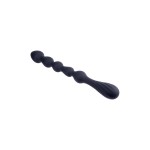 Черная анальная цепочка Hunter Beads - 26,7 см.